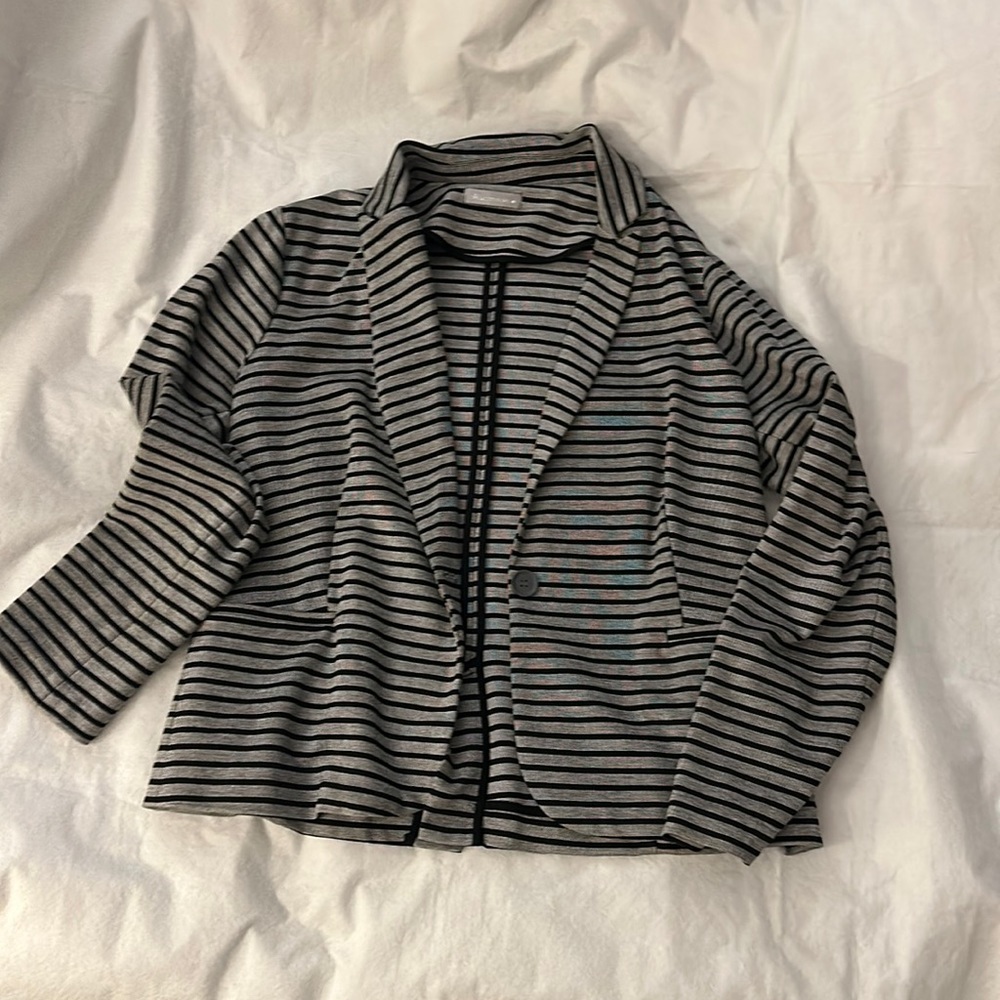 Olivia Moon XL striped blazer